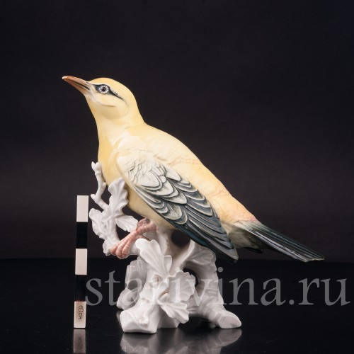 Статуэтка птицы из фарфора Иволга, Karl Ens, Германия, 1920-30 гг.