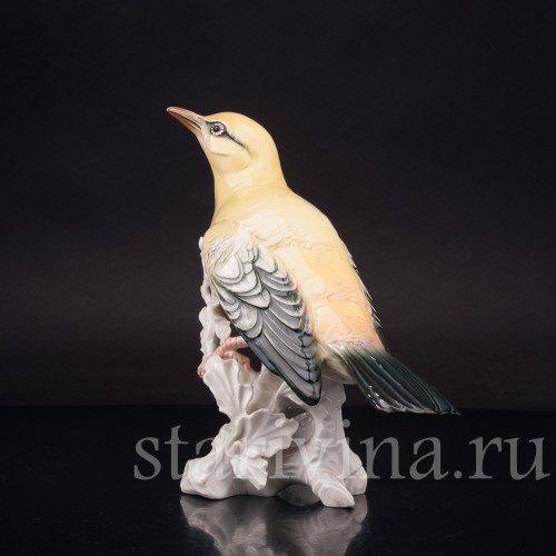 Статуэтка птицы из фарфора Иволга, Karl Ens, Германия, 1920-30 гг.