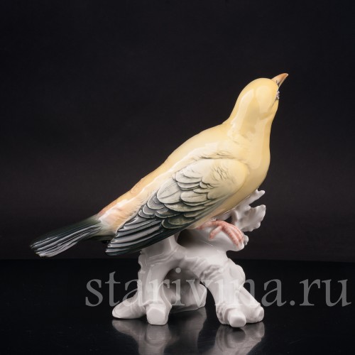 Статуэтка птицы из фарфора Иволга, Karl Ens, Германия, 1920-30 гг.