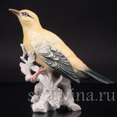 Статуэтка птицы из фарфора Иволга, Karl Ens, Германия, 1920-30 гг.