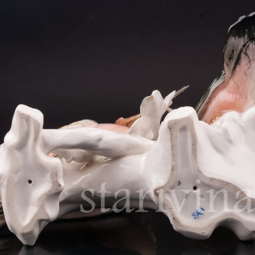 Статуэтка птиц из фарфора Два удода, Karl Ens, Германия, сер. 20 в.