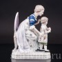 Статуэтка из фарфора Девушка с мальчиком, Scheibe-Alsbach, Германия, нач. 20 в.