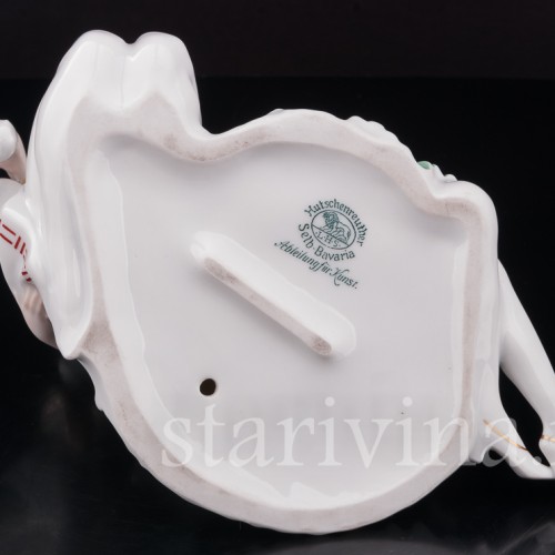 Фарфоровая статуэтка Поцелуй, Пьеро и Пьеретта Hutschenreuther, Германия, 1920-38 гг.