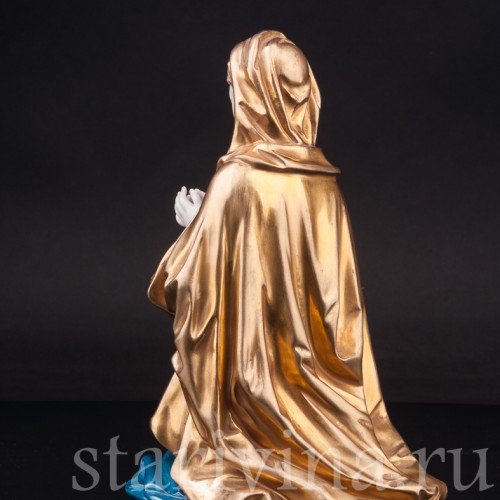 Фарфоровая фигурка Коленопреклонённая Мадонна, Volkstedt, Германия, нач. 20 в.