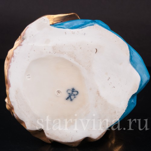 Фарфоровая фигурка Коленопреклонённая Мадонна, Volkstedt, Германия, нач. 20 в.