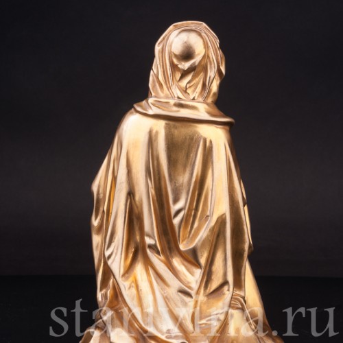 Фарфоровая фигурка Коленопреклонённая Мадонна, Volkstedt, Германия, нач. 20 в.