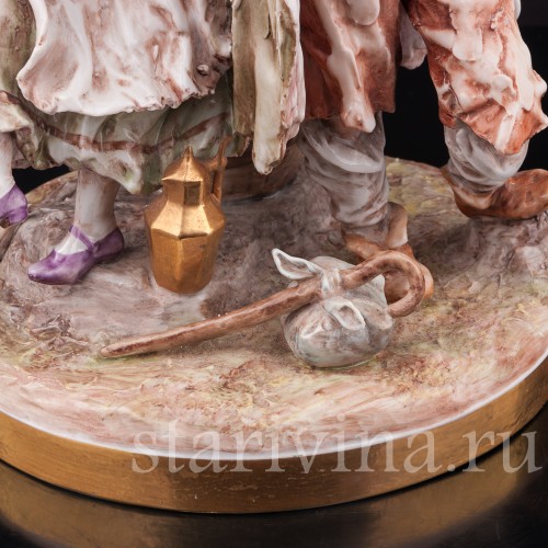 Композиция из фарфора Странствующие музыканты, Albert Stahl, Германия, 1937-1949 гг.