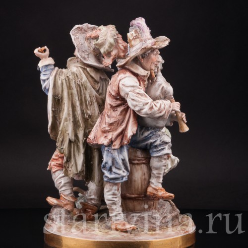 Композиция из фарфора Странствующие музыканты, Albert Stahl, Германия, 1937-1949 гг.