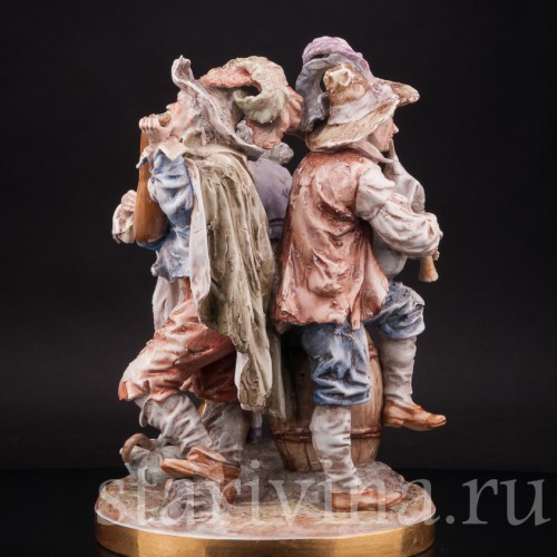 Композиция из фарфора Странствующие музыканты, Albert Stahl, Германия, 1937-1949 гг.