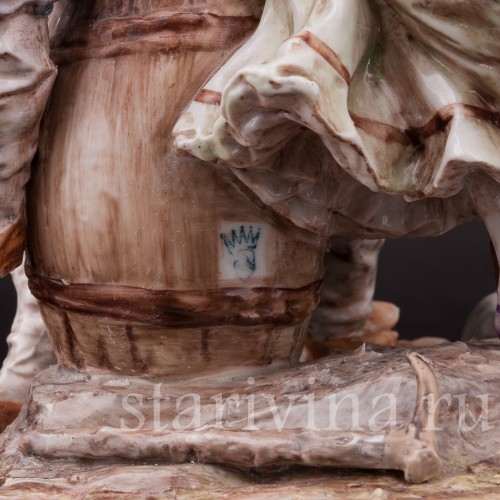 Композиция из фарфора Странствующие музыканты, Albert Stahl, Германия, 1937-1949 гг.