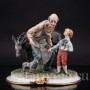 Фарфоровая композиция Кузнец и мальчик, Capodimonte, Италия, сер. 20 в.