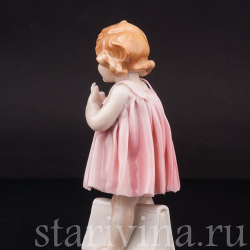 Девочка с книгами, Karl Ens, Германия, нач. 20 в