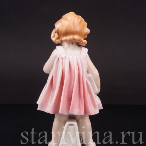 Девочка с книгами, Karl Ens, Германия, нач. 20 в