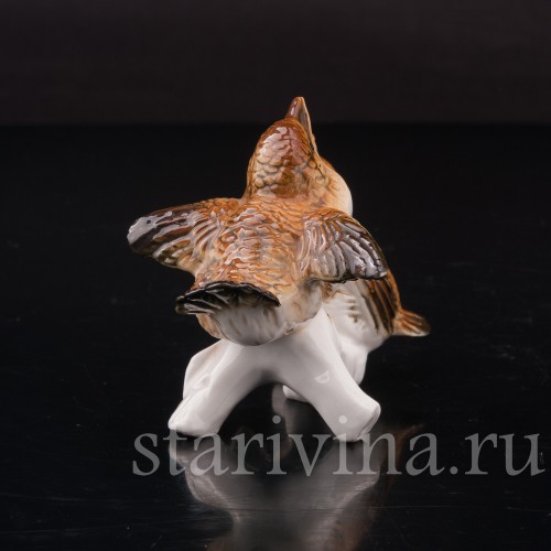 Фигурка птиц из фарфора Два птенца, миниатюра Karl Ens, Германия, вт. пол. 20 в.