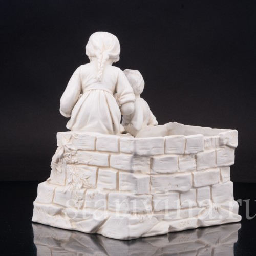 Фарфоровая статуэтка "Поиграй мне на гармошке!", Volkstedt, Германия, кон. 19 - нач. 20 вв.