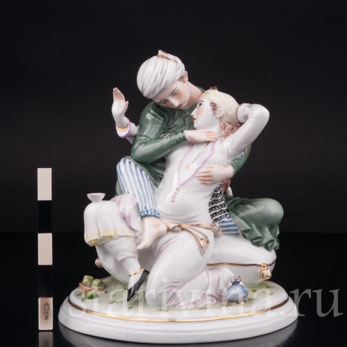 Фарфоровая статуэтка Персидские влюбленные, Rosenthal, Германия, 1926 год.