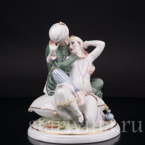 Фарфоровая статуэтка Персидские влюбленные, Rosenthal, Германия, 1926 год.