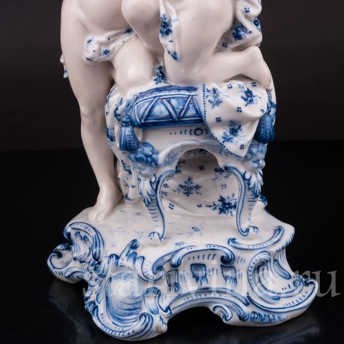 Фарфоровая статуэтка Амур и Психея, Dressel, Kister & Co, Германия, нач. 20 в.