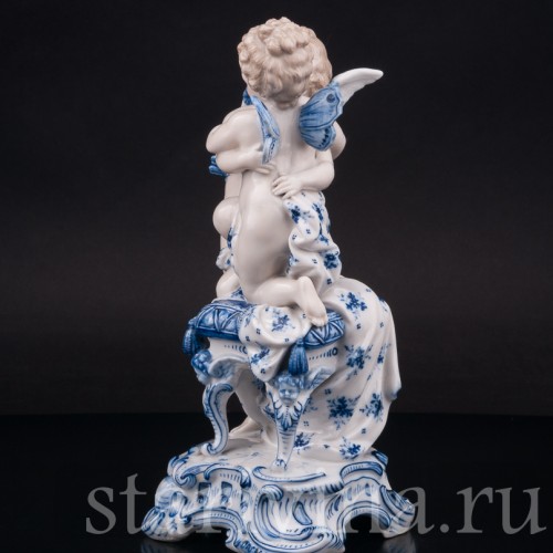 Фарфоровая статуэтка Амур и Психея, Dressel, Kister & Co, Германия, нач. 20 в.