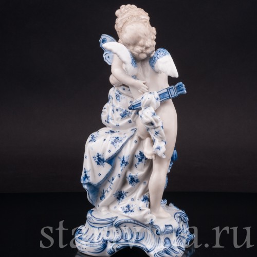 Фарфоровая статуэтка Амур и Психея, Dressel, Kister & Co, Германия, нач. 20 в.