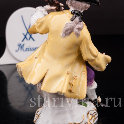 Фарфоровая статуэтка Виолончелист, Meissen, Германия, сер. 19 - нач. 20 вв.