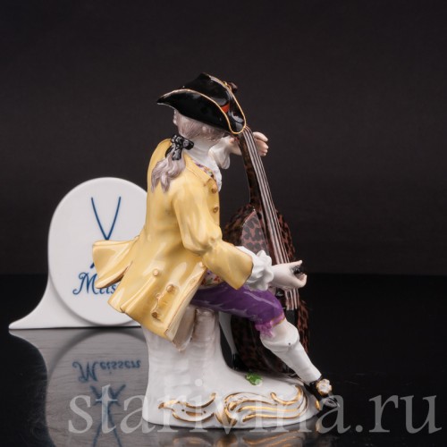 Фарфоровая статуэтка Виолончелист, Meissen, Германия, сер. 19 - нач. 20 вв.