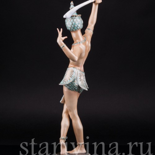 Фарфоровая статуэтка Восточный танцор с мечом, Hutschenreuther, Германия, 1970 гг.