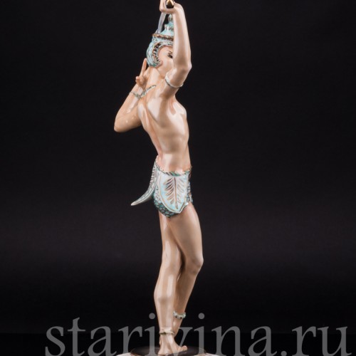 Фарфоровая статуэтка Восточный танцор с мечом, Hutschenreuther, Германия, 1970 гг.