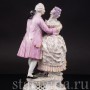 Композиция из фарфора Флиртующая пара, Meissen, Германия, кон. 19 - нач. 20 вв.