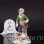 Фарфоровая статуэтка Мальчик, кормящий гусей, Meissen, Германия, сер. 19 - нач. 20 вв.