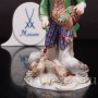 Фарфоровая статуэтка Мальчик, кормящий гусей, Meissen, Германия, сер. 19 - нач. 20 вв.