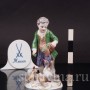 Фарфоровая статуэтка Мальчик, кормящий гусей, Meissen, Германия, сер. 19 - нач. 20 вв.