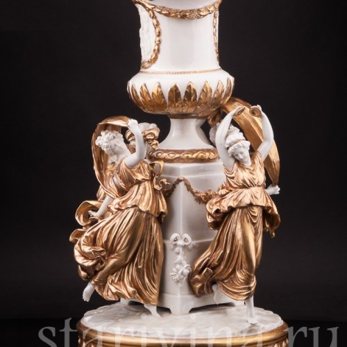 Фарфоровая композиция Танцующие нимфы, Volkstedt, Германия, кон. 19 - нач. 20 вв.