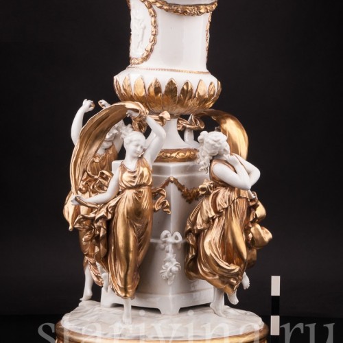 Фарфоровая композиция Танцующие нимфы, Volkstedt, Германия, кон. 19 - нач. 20 вв.