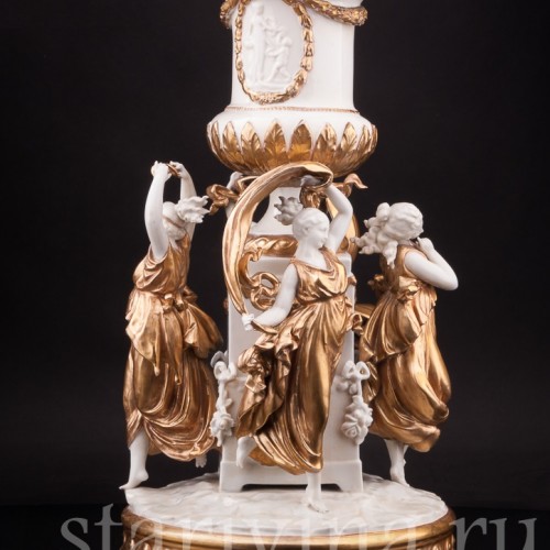 Фарфоровая композиция Танцующие нимфы, Volkstedt, Германия, кон. 19 - нач. 20 вв.