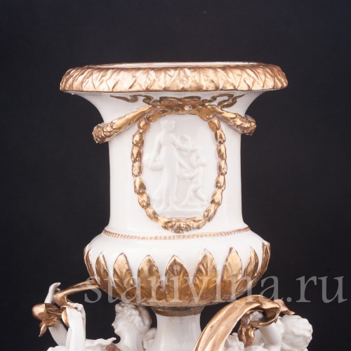 Фарфоровая композиция Танцующие нимфы, Volkstedt, Германия, кон. 19 - нач. 20 вв.