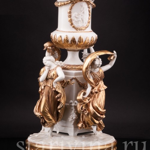 Фарфоровая композиция Танцующие нимфы, Volkstedt, Германия, кон. 19 - нач. 20 вв.