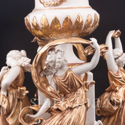 Фарфоровая композиция Танцующие нимфы, Volkstedt, Германия, кон. 19 - нач. 20 вв.