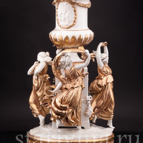 Фарфоровая композиция Танцующие нимфы, Volkstedt, Германия, кон. 19 - нач. 20 вв.