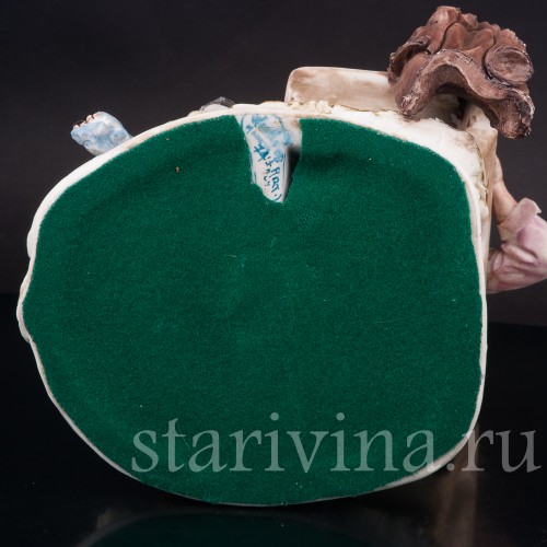 Бисквитная композиция Дремлющий путник, Capodimonte, Италия, сер. 20 в.