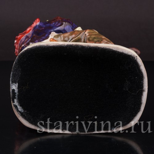 Фарфоровая статуэтка Странствующий музыкант с волынкой, Ernst Bohne Sohne, Германия, нач. 20 в..