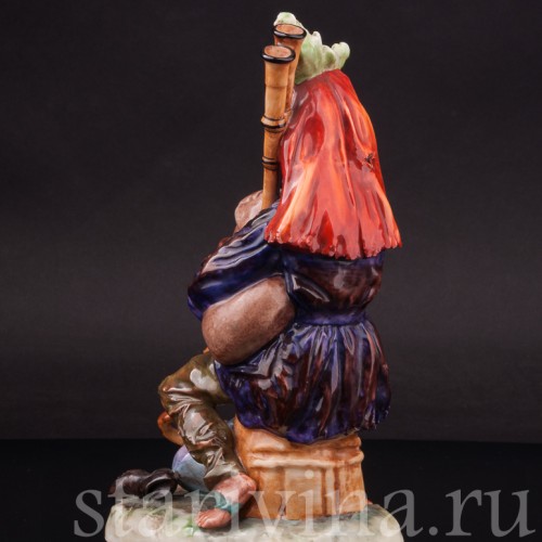 Фарфоровая статуэтка Странствующий музыкант с волынкой, Ernst Bohne Sohne, Германия, нач. 20 в..