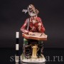 Статуэтка из фарфора Странствующий музыкант с цимбалами, Ernst Bohne Sohne, Германия, нач. 20 в.