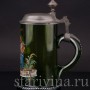 Старинная пивная кружка Любишь гулять, люби и платить, 1/2 л, Германия, 1895 г.