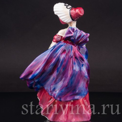 Фарфоровая статуэтка девушки Леди Эйприл, Royal Doulton, Великобритания, 1940-59 гг.