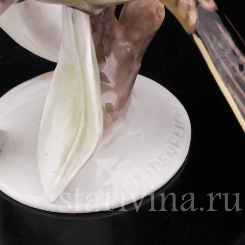 Статуэтка птицы из фарфора Овсянка, Rosenthal, Германия, 1950-60 гг.