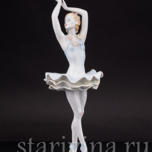 Статуэтка балерины из фарфора Балерина-бабочка, Rosenthal, Германия, 1970 гг.