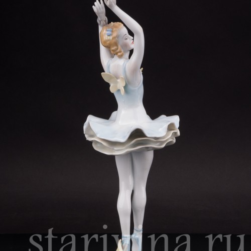 Статуэтка балерины из фарфора Балерина-бабочка, Rosenthal, Германия, 1970 гг.