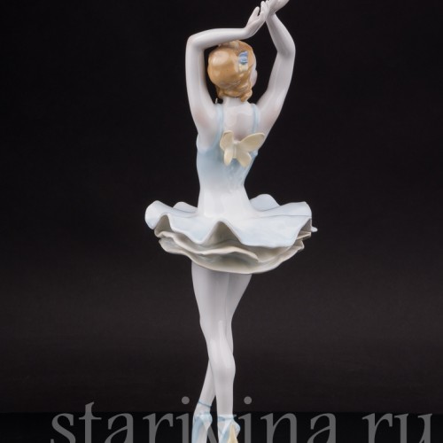 Статуэтка балерины из фарфора Балерина-бабочка, Rosenthal, Германия, 1970 гг.