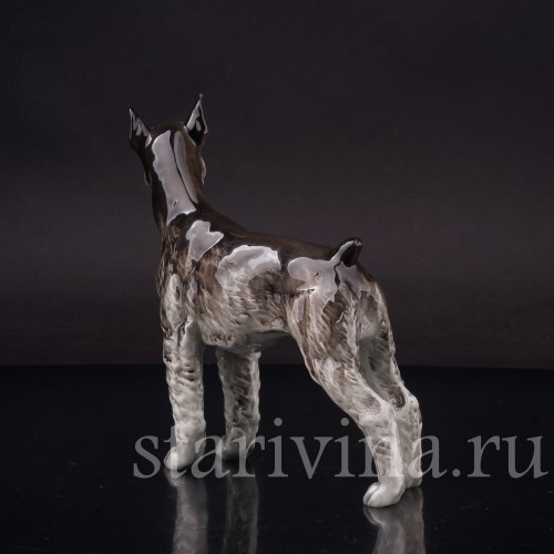 Фарфоровая статуэтка собаки Шнауцер, Hutschenreuther, Германия, 1970е гг.